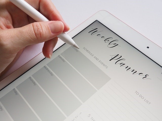 Blog image of Digital planner for iPad Tips Techniques