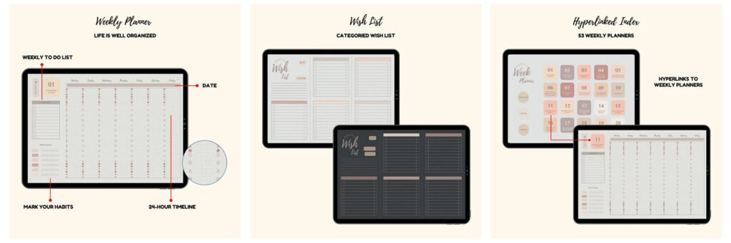 Blog image 2 of Achieve More Fitness Digital Planner Tips