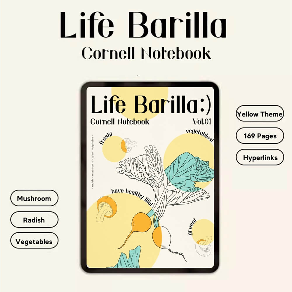 Life-Barilla-Theme-20-Chapters-Cornell-Notes-for-Elementary-Students-Template-1 Life Barilla Theme 20 Chapters Notability Cornell Notes for Elementary Students Template